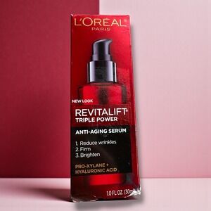 L'Oreal Paris Revitalift Triple Power Anti-Aging Serum 1.0 fl oz Hyaluronic Acid